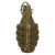 Original U.S. WWII Inert MkII Pineapple Grenade with Yellow Ring with M200A1 Fuze Original Items