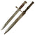Original U.S. Spanish-American War Model 1892 Krag Rifle Bayonet and Scabbard - Dated 1898 Original Items
