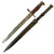 Original U.S. Banana Wars Model 1892 Krag Rifle Bayonet and 2nd Pattern Scabbard - Dated 1903 Original Items