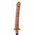 Original Japanese WWII Type 98 Shin-Gunto Ō-Wakizashi Sword with Edo Period Handmade Blade and Leather Covered Wooden Scabbard
