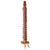Original Japanese WWII Type 98 Shin-Gunto Ō-Wakizashi Sword with Edo Period Handmade Blade and Leather Covered Wooden Scabbard