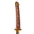 Original Japanese WWII Type 98 Shin-Gunto Ō-Wakizashi Sword with Edo Period Handmade Blade and Leather Covered Wooden Scabbard