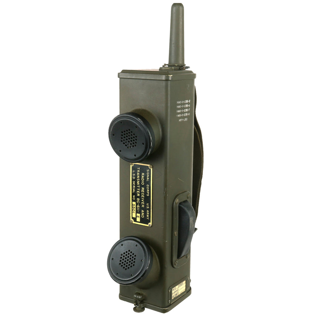 Original U.S. WWII Handie Talkie SCR-536 Radio Transceiver BC-611 -E Original Items