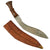 Original British WWII Dated 1944 MkII Pattern Kukri with Hard 1945-Dated Leather Scabbard Original Items