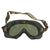 Original U.S. WWII Army Air Forces Aviator Flight Helmet Set - Polaroid B-8 Goggles with Box, A-14 Mask, ANB-H-1 Headset and A-11 Helmet Original Items