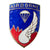 Original U.S. Korean War Japanese-Made 187th Airborne Infantry Regiment Enamel Distinctive Unit Insignia DUI - Matched Set Original Items
