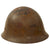 Original Japanese WWII Type 90 Army Helmet with Complete Liner and Chinstrap with Kanji Markings - Tetsubo Original Items