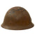 Original Japanese WWII Type 90 Army Helmet with Complete Liner and Chinstrap with Kanji Markings - Tetsubo Original Items