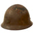 Original Japanese WWII Type 90 Army Helmet with Complete Liner and Chinstrap with Kanji Markings - Tetsubo Original Items
