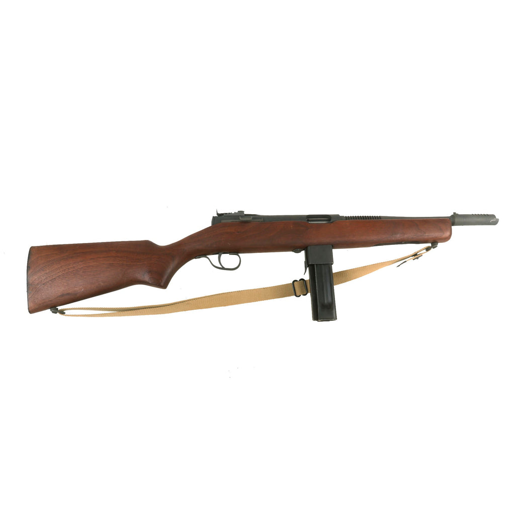Original U.S. WWII U.S.M.C. .45cal H.&R. Reising Model 50 Display Submachine Gun with Original Sling & Magazine Original Items