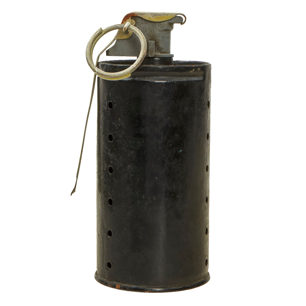 Original U.S. WWII Inert Cylinder Smoke Gas Grenade with M200A1 Fuse ...