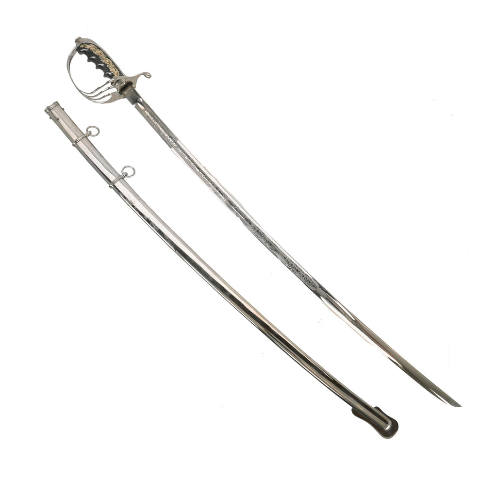 Original U.S. Inter-War Model 1902 Army Officer’s Sword Presented to John Warren Smith Jr. of Florida Military Academy Original Items