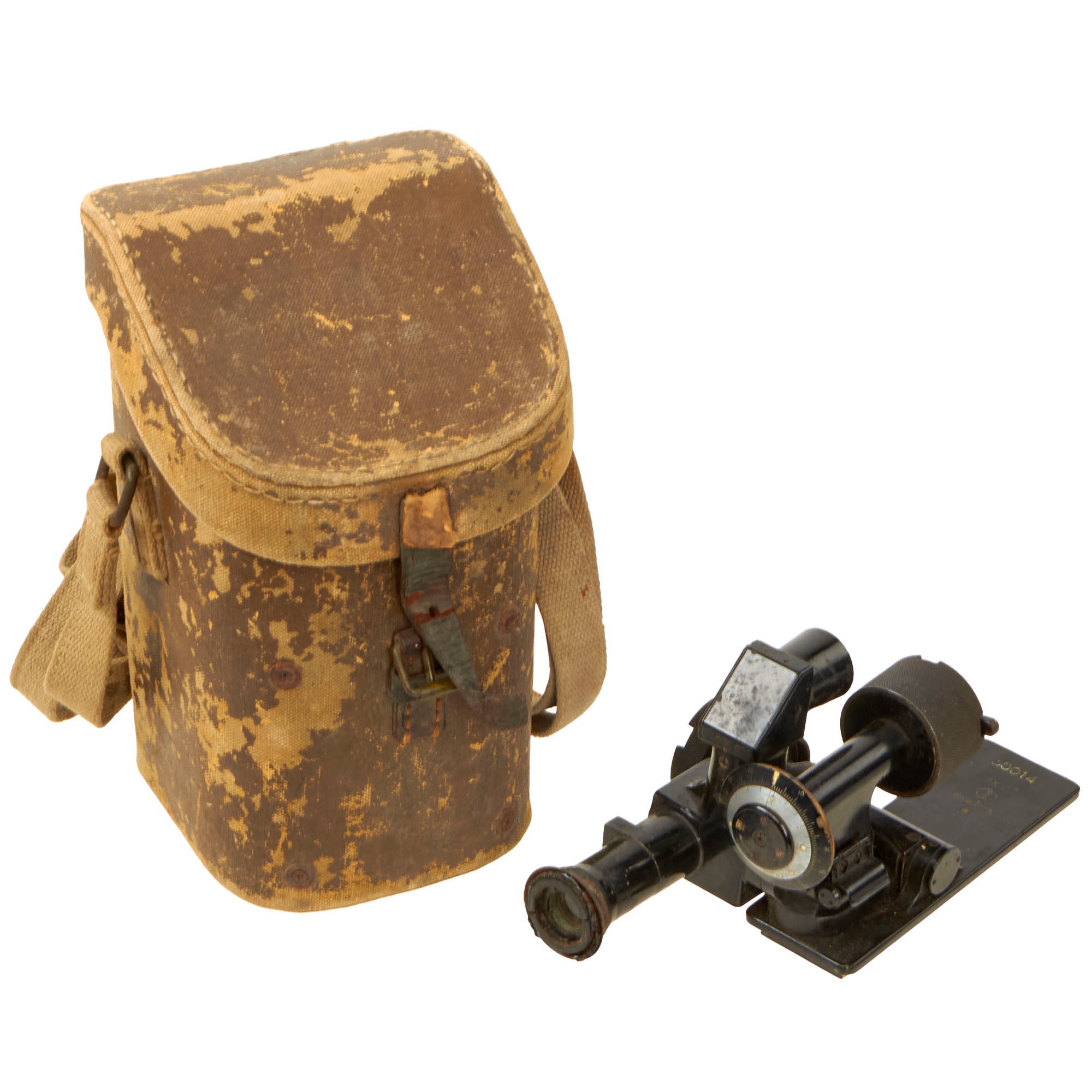 Original Imperial Japanese WWII 4×10° Telescopic Sight For Type 92