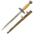 Original WWII German 2nd Model Luftwaffe Dagger with Scabbard - Unmarked Blade Original Items