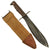 Original U.S. WWI Excellent Model 1917 Bolo Knife by American Cutlery Co. with Scabbard by Bauer Bros. - Dated 1918 Original Items