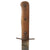 Original German WWII Wood Handle Nahkampfmesser Trench Fighting Knife with Steel Scabbard Original Items