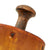 Original U.S. Early 19th Century Hand Carved Scrimshaw Rum Horn Flask With Original Stopper Original Items