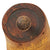Original U.S. Early 19th Century Hand Carved Scrimshaw Rum Horn Flask With Original Stopper Original Items