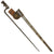 Original U.S. Springfield Trapdoor M1873 Rifle Socket Bayonet with Indian Wars Era Scabbard Converted For Mills Belt Use During Spanish-American War (Copy) Original Items