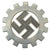 Original German WWII DAF Labor Front Aluminum Wall Sign - Deutsche Arbeitsfront Original Items