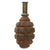 Original French WWI Complete (Without Explosives) F1 Hand Grenade with Original Fuse Cap - Inert Original Items