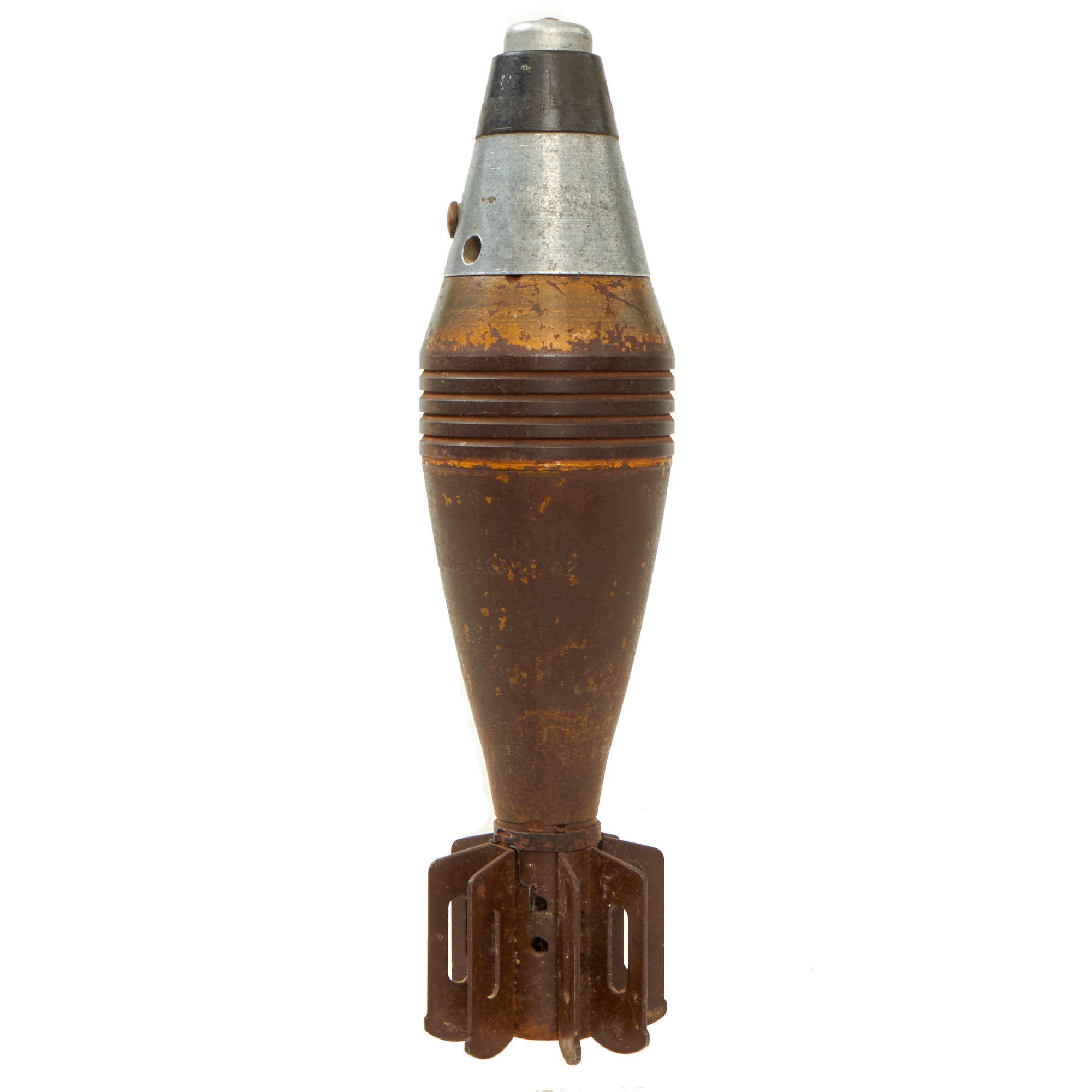 Original U.S. WWII 1942 Dated M49A2 60mm Deactivated Mortar Round with ...