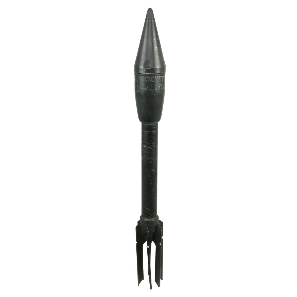 Original U.S. WWII M7A1 Anti-Tank Practice Rocket for the M1 and M1A1 2.36 Inch Bazooka Launcher - Inert Original Items
