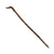 Original German WWII Eastern Front Hand Carved Wolchow Stock Walking Stick dated 1941-1942 Original Items