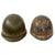 Original U.S. WWII Early War US Navy Beach Battalion NBB Painted McCord Front Seam Fixed Bale M1 Helmet with MSA Liner & Net Original Items