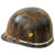 Original U.S. WWII Early War US Navy Beach Battalion NBB Painted McCord Front Seam Fixed Bale M1 Helmet with MSA Liner & Net Original Items