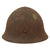 Original Japanese WWII Iwo Jima Relic Lot with Type 90 Army Helmet, Canteen, Vial of Sand, Ceramic Grenade Original Items