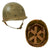 Original U.S. WWII Early 1941 M1 McCord Fixed Bale Front Seam Helmet with Rare Hawley Paper Liner Original Items