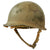 Original U.S. WWII Early 1941 M1 McCord Fixed Bale Front Seam Helmet with Rare Hawley Paper Liner Original Items