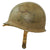 Original U.S. WWII Early 1941 M1 McCord Fixed Bale Front Seam Helmet with Rare Hawley Paper Liner Original Items