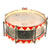 Original German WWII HJ National Youth Organization 14" Metal Marching Snare Drum - Marschtrommel Original Items