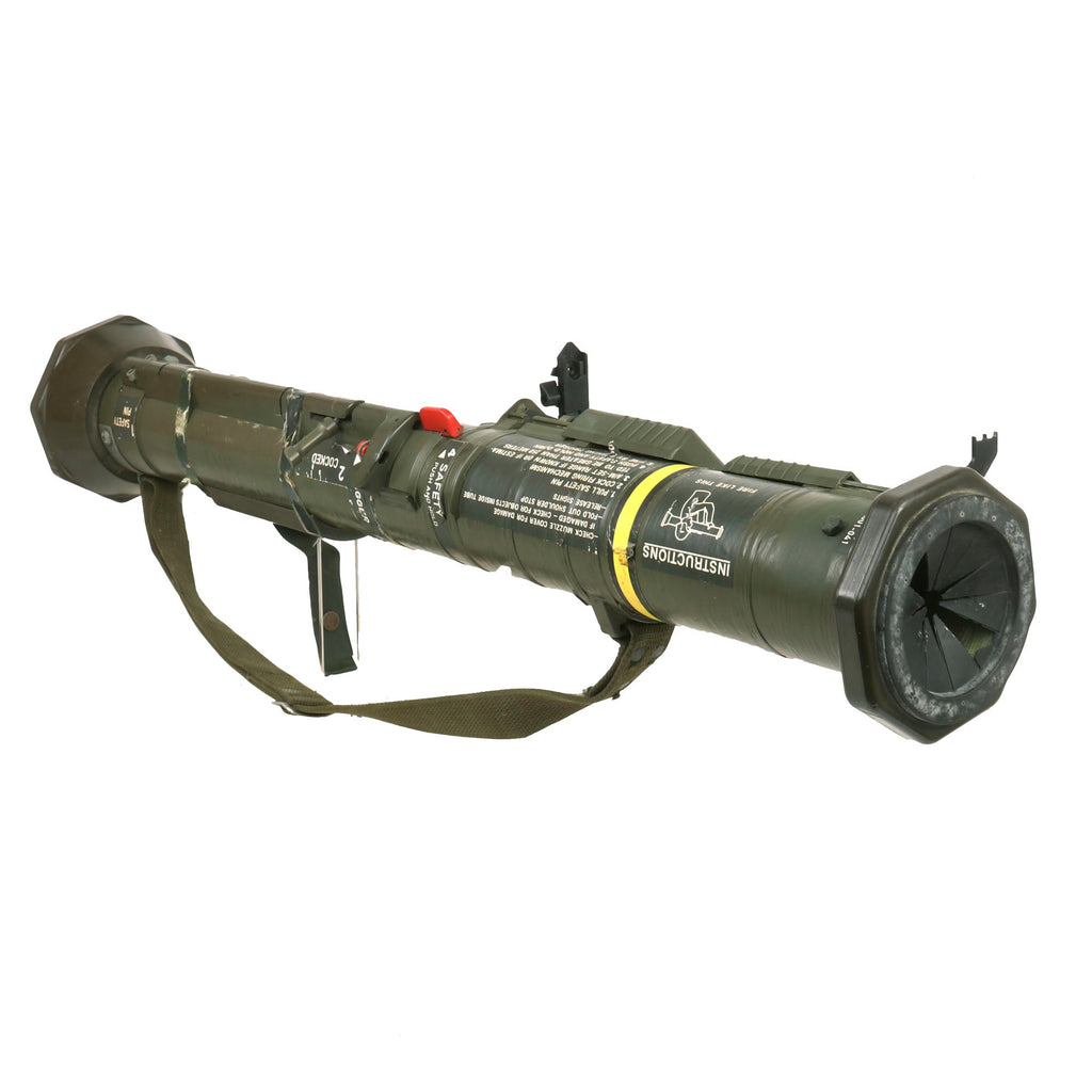 Original U.S. M163 AT-4 Recoilless Smoothbore 84mm Anti-Tank Launcher with Sling - Inert Original Items