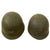 Original U.S. WWII Named 1942 McCord Front Seam Swivel Bale M1 Helmet With Westinghouse Liner Both With Painted Rank Insignia - U.S. Army Colonel Shade Original Items