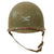 Original U.S. WWII Named 1942 McCord Front Seam Swivel Bale M1 Helmet With Westinghouse Liner Both With Painted Rank Insignia - U.S. Army Colonel Shade Original Items