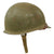 Original U.S. WWII Named 1942 McCord Front Seam Swivel Bale M1 Helmet With Westinghouse Liner Both With Painted Rank Insignia - U.S. Army Colonel Shade Original Items