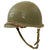 Original U.S. WWII Named 1942 McCord Front Seam Swivel Bale M1 Helmet With Westinghouse Liner Both With Painted Rank Insignia - U.S. Army Colonel Shade Original Items