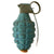Original U.S. Korean War Era MkII M21 Inert Practice Pineapple Fragmentation Hand Grenade with M205A2 Fuze Original Items