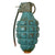 Original U.S. Korean War Era MkII M21 Inert Practice Pineapple Fragmentation Hand Grenade with M205A2 Fuze Original Items