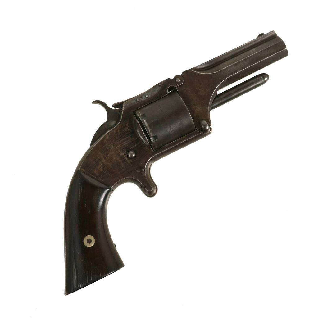 Original U.S. Civil War Era Smith & Wesson Model 2 Army .32cal Revolver with Period Shortened 3 ⅛" Barrel - Serial 38810 Original Items