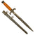 Original German WWII Army Heer Dagger by Robert Klaas of Solingen with Nickel Plated Blade & Scabbard Original Items