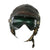 Original U.S. WWII Army Air Forces Aviator Flight Helmet Set - Polaroid B-8 Goggles, A-14 Mask With Box, Sealed HS-38 Headset and Named A-11 Helmet Original Items