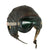 Original U.S. WWII Army Air Forces Aviator Flight Helmet Set - Polaroid B-8 Goggles, A-14 Mask With Box, Sealed HS-38 Headset and Named A-11 Helmet Original Items