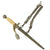 Original WWII German 2nd Model Luftwaffe Dagger by F. W. Höller of Solingen with Scabbard, Hanger, and Portepee Original Items