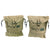 Original U.S. WWII Pair of Medic’s Belt Attachment Bags Original Items