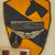 Original U.S. Vietnam War 1st Cavalry 298th Medical Company Shadowbox with Incountry Made SSI & Pocket Hanger with Dog Tag Original Items