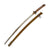 Original WWII Japanese Army Type 95 NCO Aluminum Handle Katana Sword with Scabbard - Matched Serial 110275 Original Items